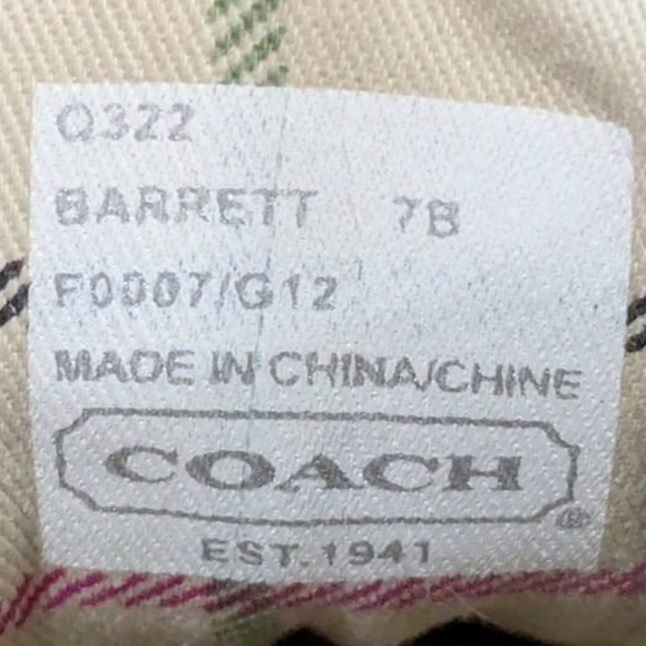 Coach Barrett Signature Logo Sneakers - Black and Grey - Picture 5 of 6